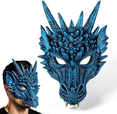 Zdjęcie produktu dla Maska na Halloween, rekwizyt do cosplayu, standardowy rozmiar, idealna na Halloween i imprezy