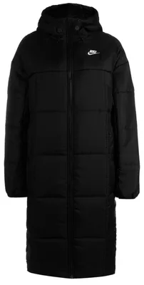 Produktbild von Nike Classic Puffer Therma-FIT Parker mit Kapuze für Damen, Farbe:Schwarz, Größe:XL