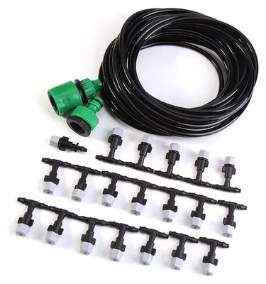 Produktbild von Famanu Mikrodosiersystem - Tropfbewässerung - 10 Meter - Bewässerung für Pflanzen - Garten und Terrasse