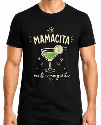 Productafbeelding van Mamacita, zomerse cocktailparty, "Mama Mutter Spaß" heren T-shirt, zwart, maat S