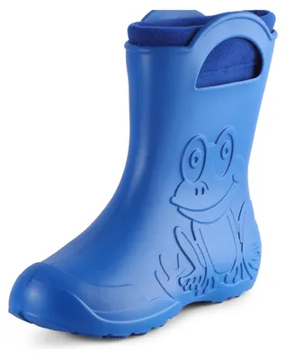 Produktbild von Ladeheid Damen federleichte Eva Gummistiefel Regenschuhe gefüttert LA-CA-12 (Blau, 38/39 EU)
