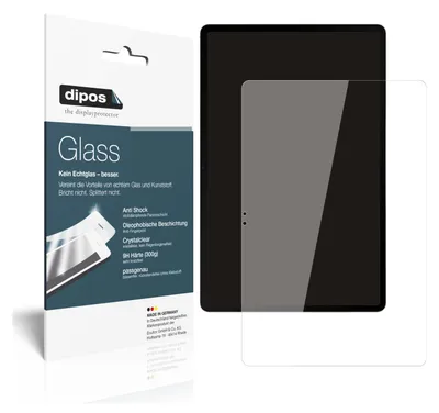 Produktbild von 2x Schutzfolie für Samsung Galaxy Tab S8 Plus - Anti-Shock 9H Folie dipos Glass Kunststoffglas
