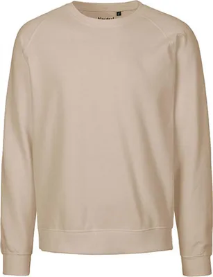 Produktbild von Neutral O63001 | Uni Sweatshirt / 100% Fairtrade-Baumwolle - Farbe: Sand - Größe: L