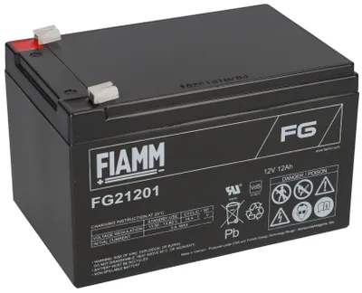 Zdjęcie produktu dla Akumulator kwasowo-ołowiowy Fiamm FG21201 Pb 12V / 12Ah Faston 4.8