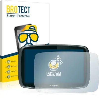 Produktbild von 2x BROTECT Schutzfolie für TomTom GO 6000 Displayschutz Displayschutzfolie Folie Matt Entspiegelungsfolie