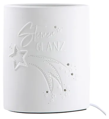 Produktbild von GILDE Porzellan Lampe "Sternenglanz" Lichterglanz