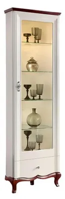 Produktbild von Eckvitrine Glasvitrine Vitrinenschrank Schrankvitrine Eckschrank Eckglasschrank