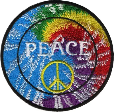 Produktbild von Aufnäher - Peace - bunt - Patch