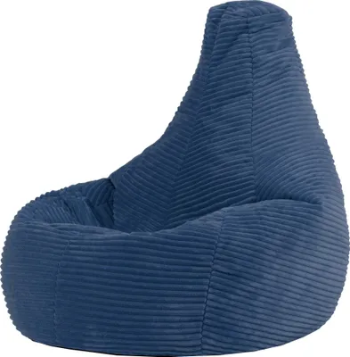 Produktbild von icon Sitzsack-Sessel Bean Bag Flauschig Dalton Für Kinder, Denimblau, Cord, Kindersitzsack, Groß, Sitzsack Kinder mit Füllung - Hergestellt in Deutschland