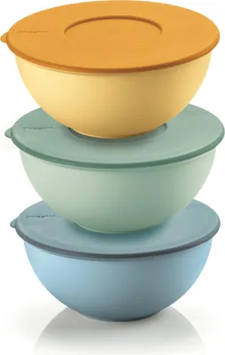 Image de Fratelli Guzzini Everywhere Rond Bol 0,9 L Bleu, Vert, Jaune 3 pièce(s)