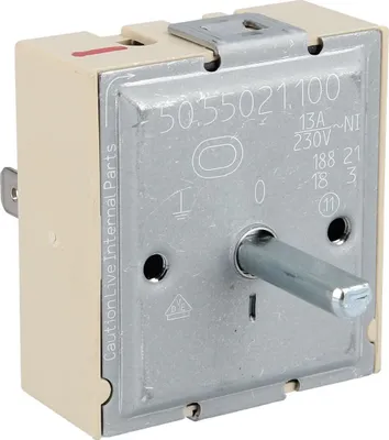 Produktbild von easyPART passend für 50.55021.100 EGO Kochplattenschalter Energieregler Zweikreis rechtsdrehend aufsteigend Kochfeld Herd stufenlose Regulierung passend Electrolux AEG 3051706210