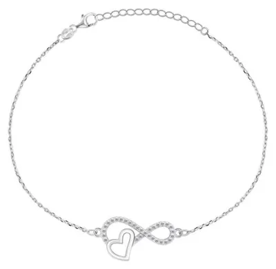 Immagine prodotto di Bracciale in argento con zirconi BRC43W