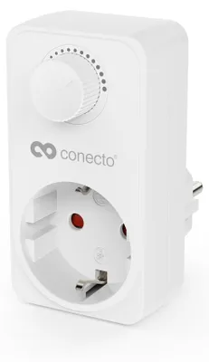 Productafbeelding van Dimmer voor het stopcontact, helderheidsregeling voor dimbare lichtbronnen, wit