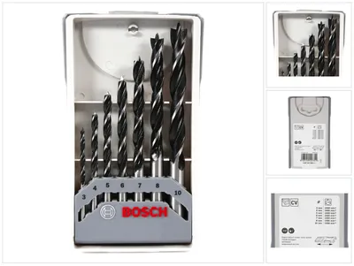 Obrázek produktu pro Bosch 2607017034 Bosch X-Pro Line Holzbohrer Set 7tlg. 3-10mm