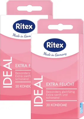 Produktbild von 40x Ritex Ideal Kondome Extra Feucht - Standardgröße
