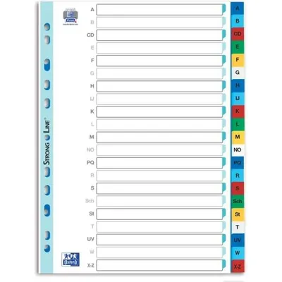 Obrázek produktu pro Oxford 100204736, Vícebarevný, Bílá, Polypropylen (PP), A4, 230 g/m², 225 mm, 297 mm