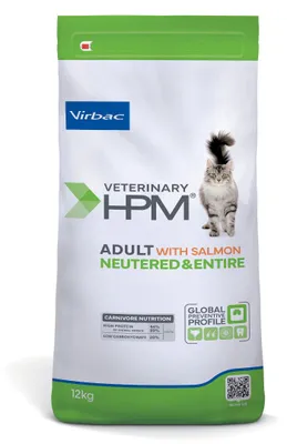 Zdjęcie produktu dla Virbac Adult With Salmon Neutered & Entire Cat 12kg Sucha Karma Weterynaryjna z Łososiem Dla Kota