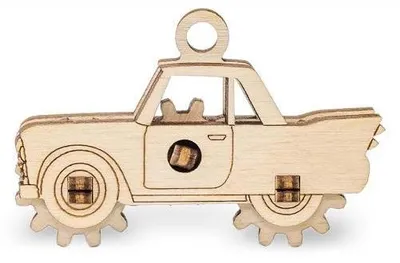 Image de Puzzle 3D en Bois Car Eco Wood Art