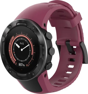Produktbild von Strap-it Suunto 5 Silikonarmband (Rosérot)
