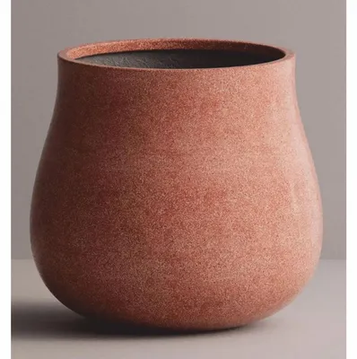 Obrázok produktu pre Casa Padrino luxusná záhradná dekorácia betónový kvetináč červený Ø 86,5 x v. 80 cm