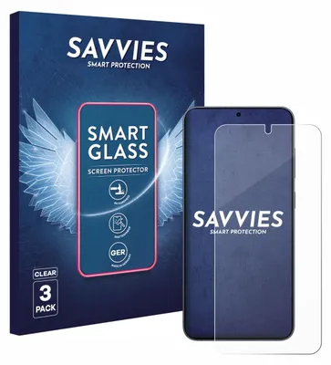 A product shot of a screen protector packaging and the screen protector itself.
