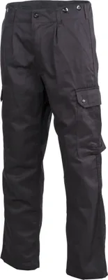 Produktbild von Strapazierfähige Feldhose schwarz im Bundeswehr-Stil mit Reißverschluss
