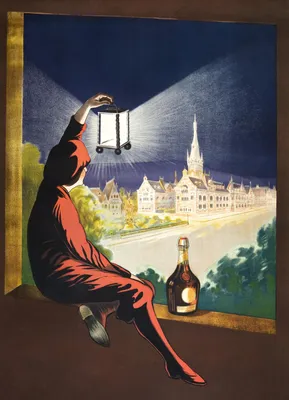 Produktbild von Plakat 13x18cm Benediktiner, Cappiello Vintage für das Wohnzimmer
