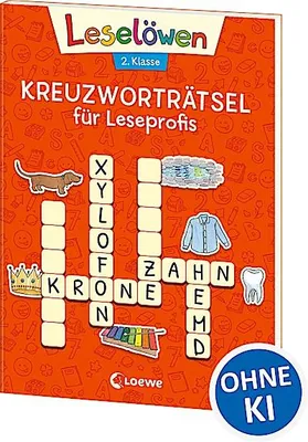 Immagine prodotto di Leselöwen Kreuzworträtsel für Leseprofis - 2. Klasse (Rotorange)