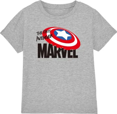 Image de Captain America - "First Avenger" T-shirt pour enfants TV17388 (152-158) (Gris chiné)