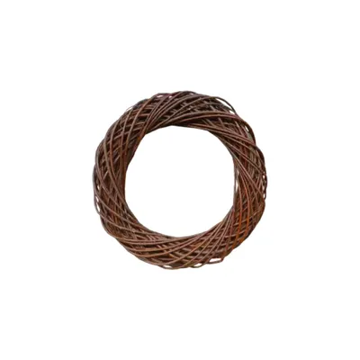 Produktbild von MIKONI Weidenkranz | Ø 10 cm | DUNKEL-BRAUN | Türkranz Weidenkugel Weidenball Dekokranz Dekorationskranz Hochzeitsdekoration Dekokugel Weide