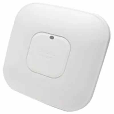 Produktbild von Cisco Aironet 3602I, 450 Mbit/s, IEEE 802.11a,IEEE 802.11g,IEEE 802.11n,IEEE 802.3af, 10,100,1000 Mbit/s, 2.4, 5, 32 MB, 256 MB