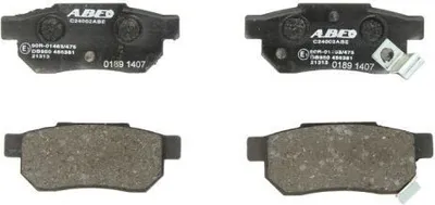 Produktbild von ABE Bremsbeläge Satz Hinten für HONDA Jazz II Schrägheck (GD, GE3, GE2) C24002ABE