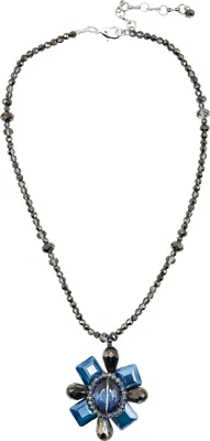 Produktbild von Kurze Kette Venedig mit Blütenanhänger von collezione alessandro