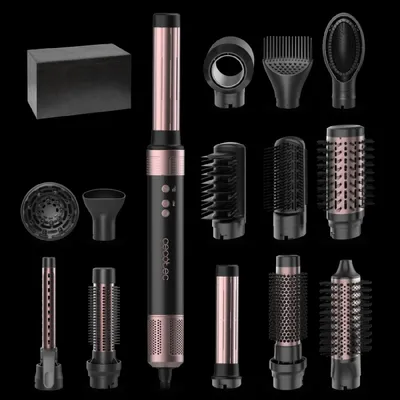 Image de CECOTEC 00251 - Bamba CeramicCare 14in1 AirGlam Black