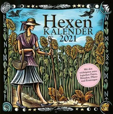 Produktbild von Hexenkalender 2021: Wandkalender/Broschürenkalender-30 x 30 cm