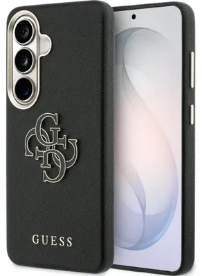 Zdjęcie produktu dla Etui Guess Grained Big 4G Metal Logo Do  Samsung Galaxy S26 Czarny