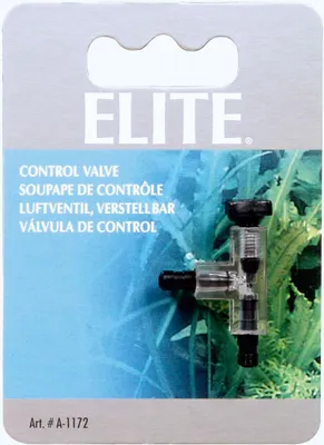 Immagine prodotto di Rubinetto a 2 vie in plastica Elite regolabile per tubi da 4/6 mm