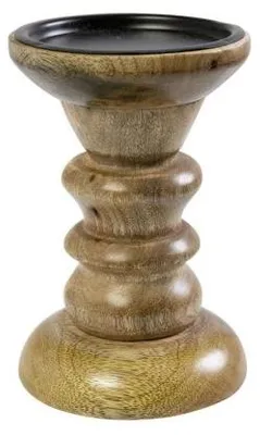 Immagine prodotto di Portacandele Mars & More, anello in legno di mango, 15 cm