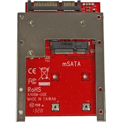 Produktbild von StarTech.com mSATA SSD auf 2,5 Zoll SATA Adapter / Konverter