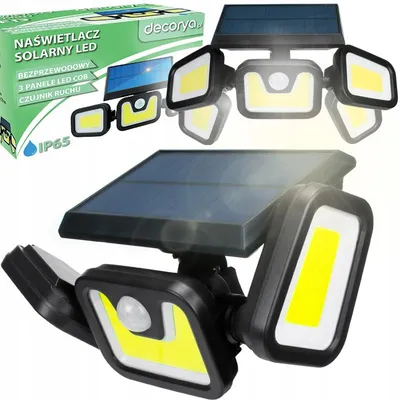 Produktbild von Decorya Solar-Außenstrahler mit Bewegungssensor, IP65