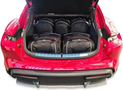 Produktbild von Porsche Taycan Turismo Ev 2021+ Kofferraumtaschen Set 5 Stk