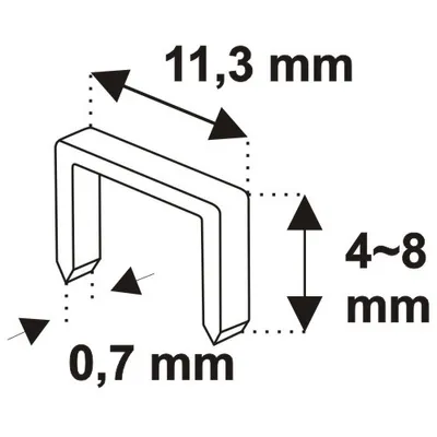 Immagine prodotto di Zszywacz tapicerski 4-8mm