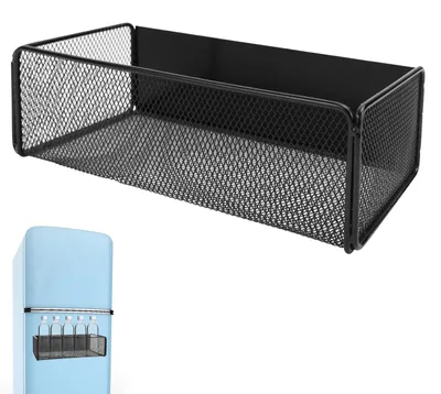 Produktbild von Magnetisches Gewürzregal zum Aufhängen am Kühlschrank (kein Bohren erforderlich) – Schwarz