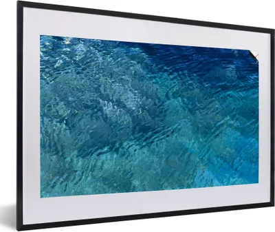 Produktbild von MuchoWow® Gerahmtes Poster Meer - Golf - Wasser 60x40 cm - Poster mit Schwarzem Bilderrahmen Wandposter Rahmen Foto Bilder - Schlafzimmer - Plakat in Rahmen - Drucken
