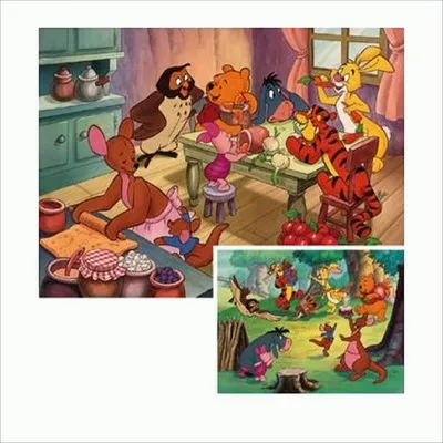 Obrázek produktu pro Pečte a oslavujte s puzzle Medvídka Pú
