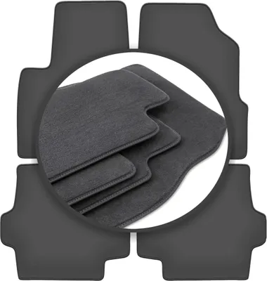 Zdjęcie produktu dla Dywaniki samochodowe premium do Chrysler Pacifica Touring (2003-2008) SUV welurowe podgumowane grafitowe