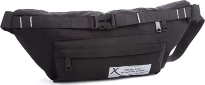 Produktbild von Bag Street große Bauchtasche Hüfttasche Gürteltasche für Reisen Schwarz-Grau