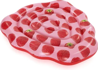 Image de Bestway 43396 Jouet gonflable pour piscine et plage Rose, rouge Illustration PVC Matelas flottant