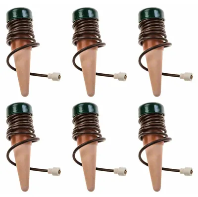 Produktbild von Blumat 12500 Classic automatischer Wasserspender für Zimmerpflanzen, 80 cm Schlauchlänge, terracotta/grün (6er Pack)
