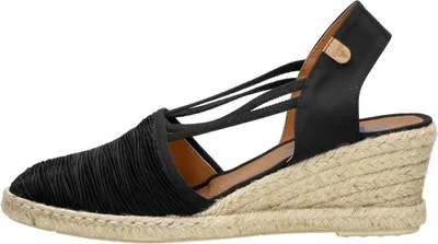 Image de Verbenas Maika Sandalen Touwzool - Zwart - Maat 39